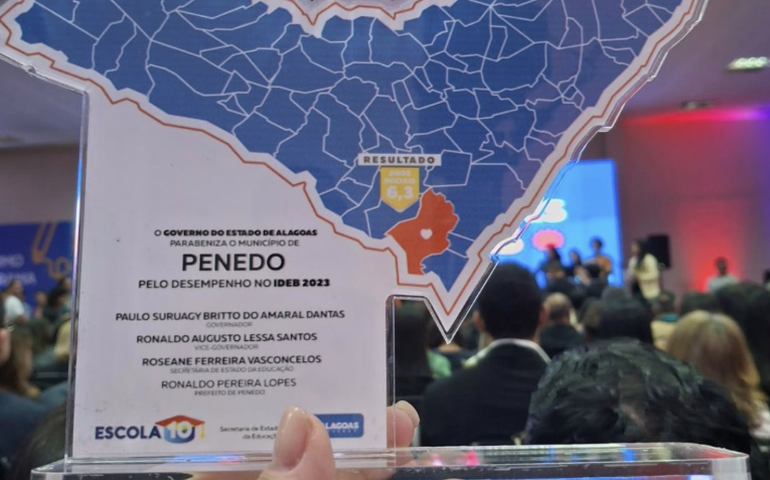 Município com IDEB recorde: Penedo é premiado no Escola 10