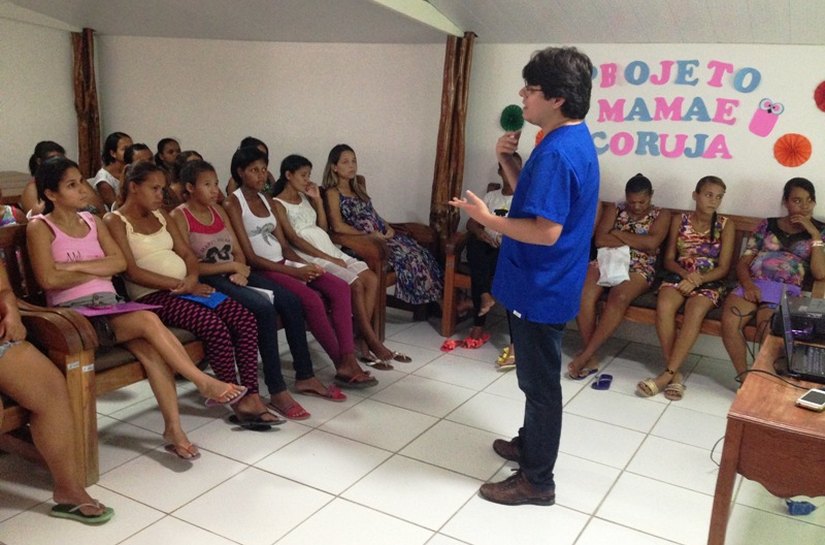 Gestantes de Campo Alegre participam de palestra sobre parto normal