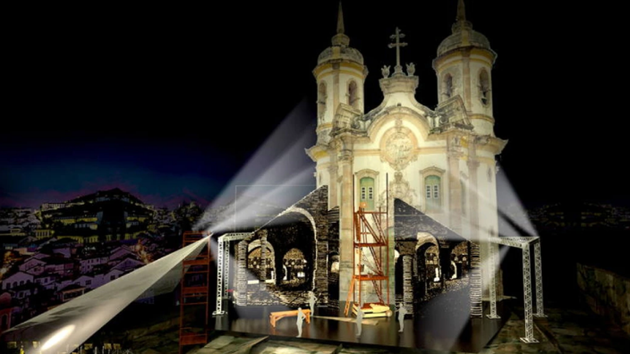 Ópera recria trajetória de Aleijadinho em produção nas ruas de Ouro Preto