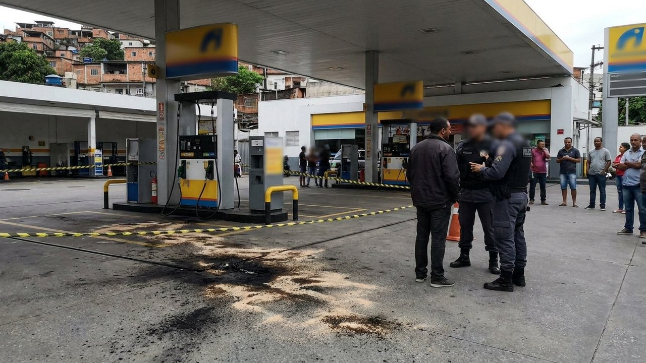 Combustível adulterado ou crime? Motociclista ateia fogo em posto e caso choca o país