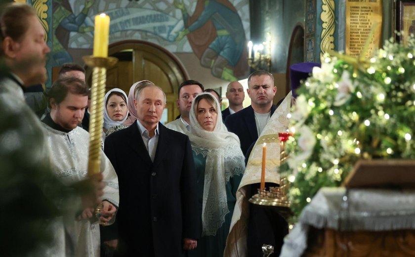 Putin envia felicitações de Natal aos cristãos ortodoxos na Rússia (VÍDEO)
