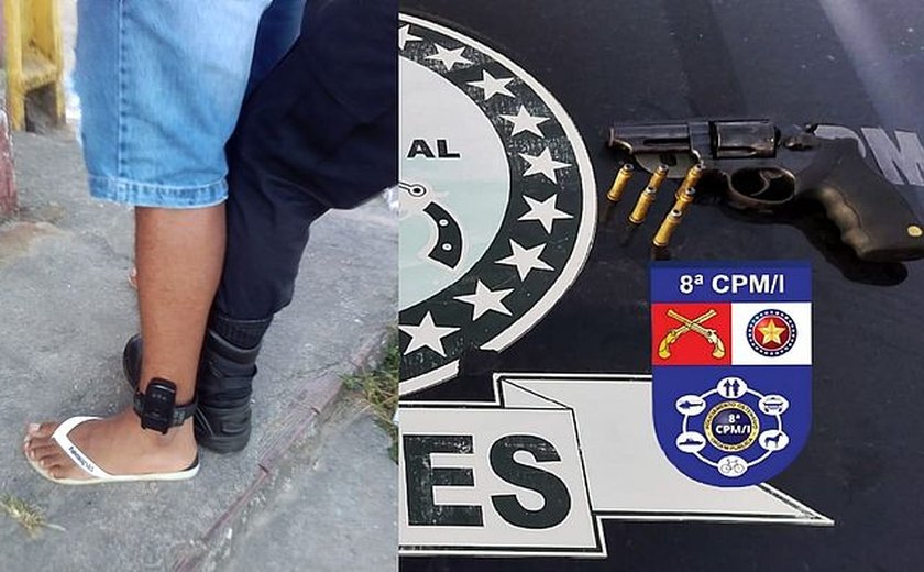 Homem é preso ﻿com revólver e munições em São Luís do Quitunde