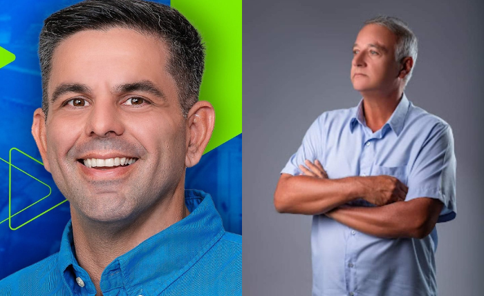 Eduardo Oliveira e Caubi Freitas hoje fazem oposição aos Calheiros Eduardo Oliveira e Caubi Freitas hoje fazem oposição aos Calheiros
