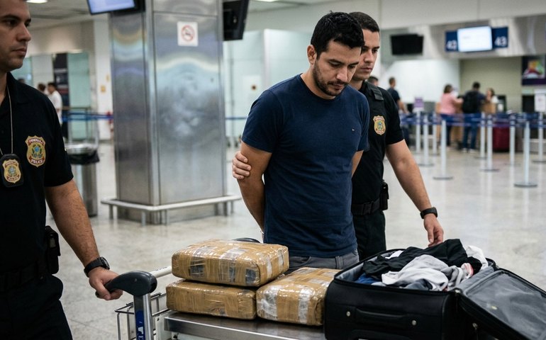 Colombiano é preso com três quilos de cocaína no Aeroporto do Galeão