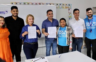 Pilar renova compromisso com o Unicef para Busca Ativa Escolar