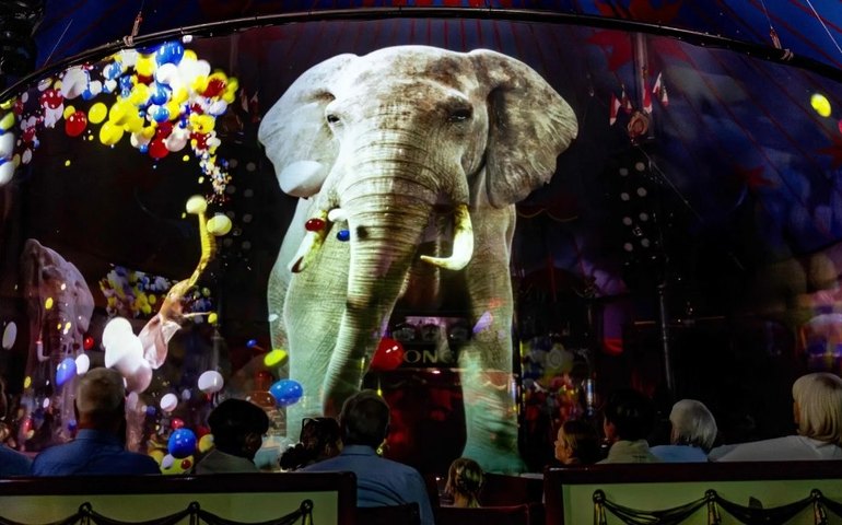Circo alemão substitui animais por hologramas; fotos