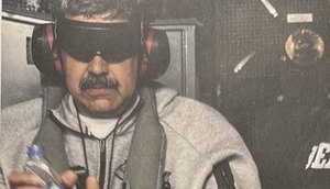 Suposta foto de Maduro, presidente da Venezuela, detido em navio Norte-Americano  (Crédito: @realdonaldtrump) / Foto: Suposta foto de Maduro, presidente da Venezuela, detido em navio Norte-Americano  (Crédito: @realdonaldtrump)