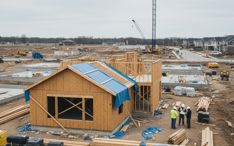 Construção de moradias recua 4,6% nos EUA em outubro