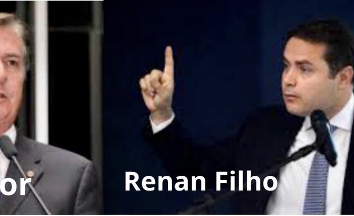 Renan Filho quer o lugar de Collor no Senado