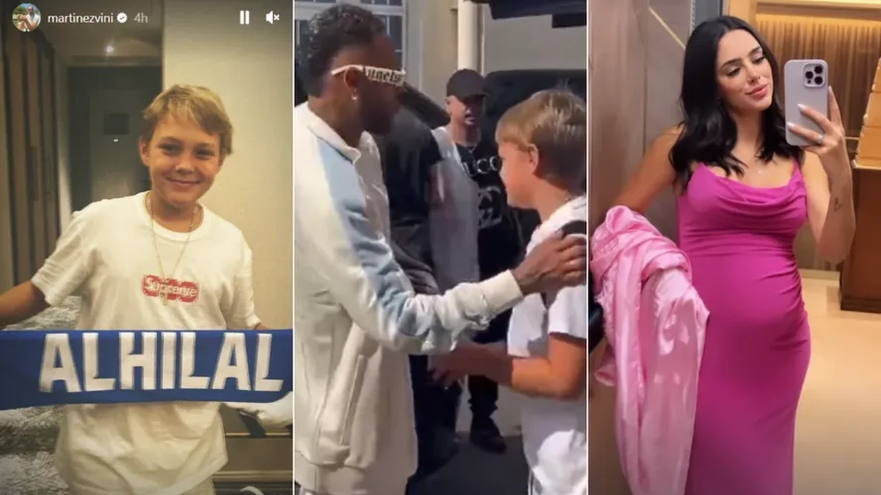 Em família: Neymar leva filho, namorada e ex para assinar com o Al Hilal na Arábia Saudita