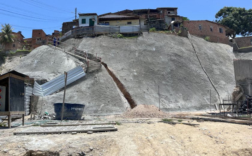 Vale do Reginaldo recebe obras de contenção de encostas em cinco pontos