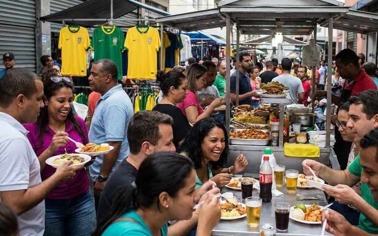 Brasileiros devem gastar mais com comidas e bebidas do que com camisas na Copa de 2026