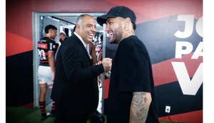 Marcos Braz e Neymar