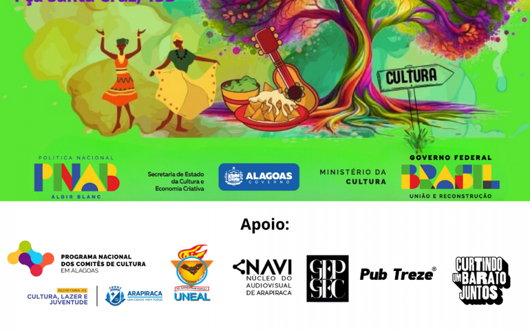 Inscrições abertas para o 1° Festival de Arte LGBTQIA+ de Arapiraca