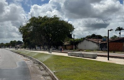 Arapiraca implanta projeto de irrigação inteligente na Ciclovia do Trabalhador