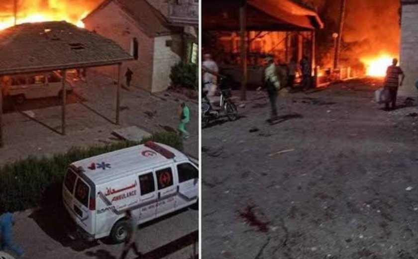 Ataque de Israel a hospital em Gaza deixa pelo menos 500 vítimas