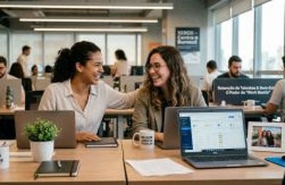 O poder do 'Work Bestie': Por que ter um melhor amigo no trabalho é a maior arma das empresas contra o Burnout