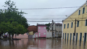 centro historico alagado