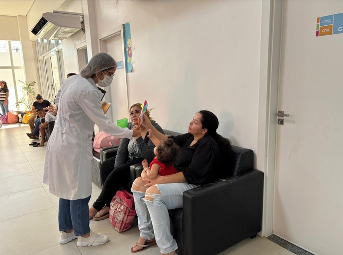 Hospital da Criança realiza ação de conscientização contra o Trabalho Infantil para pais e responsáveis