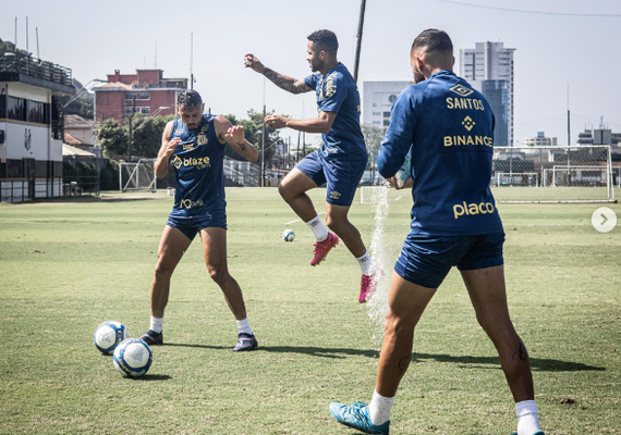 Santos faz treino descontraído, Patati comemora boa fase e JP Chermont deve voltar contra Avaí