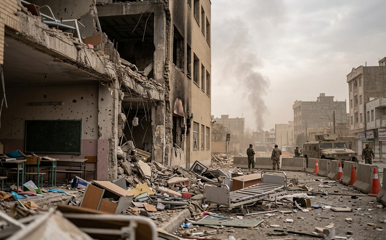 Irã promete resposta após ataques a hospitais e escolas, afirma presidente