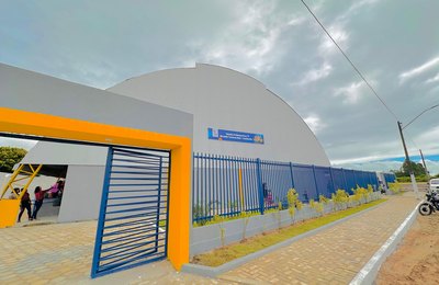 Prefeitura de Campo Alegre realizou a inauguração da quadra poliesportiva e pavimentação de ruas