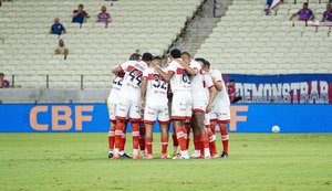 CRB sai em desvantagem na Copa do Brasil; vaga será decidida no Estádio Rei Pelé / Foto: ASCOM CRB