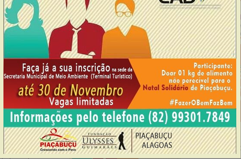 Abertas inscrições para curso de Dicção e Oratória em Piaçabuçu