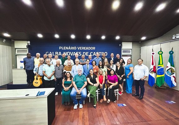 Atletas master são reconhecidos em sessão especial na Câmara Municipal de Maceió