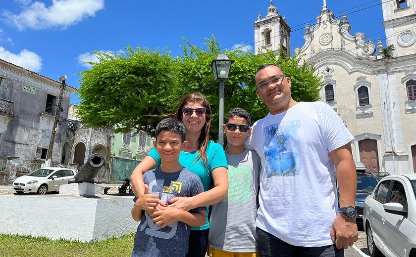 Turistas elogiam preservação e sinalização dos monumentos históricos de Penedo