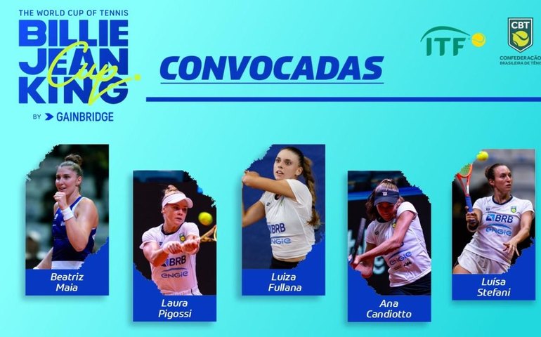 Tênis: seleção feminina é convocada para torneio Billie Jean King Cup
