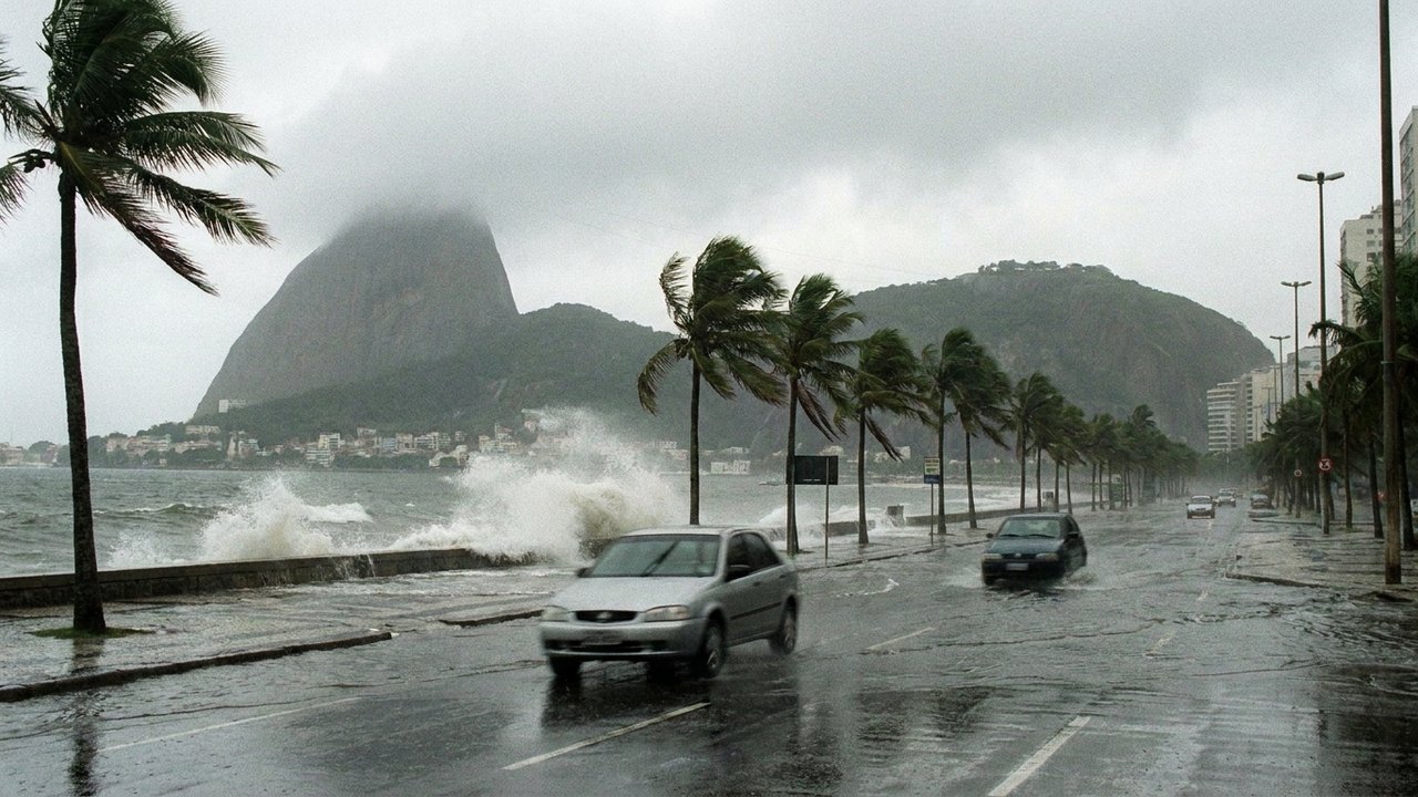 Defesa Civil emite alerta sobre ventos fortes e chuvas no Rio