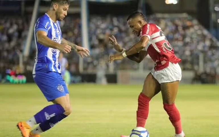 Em Belém, CRB fica no empate por 1 a 1 com o Paysandu e segue no Z-4 da Série B