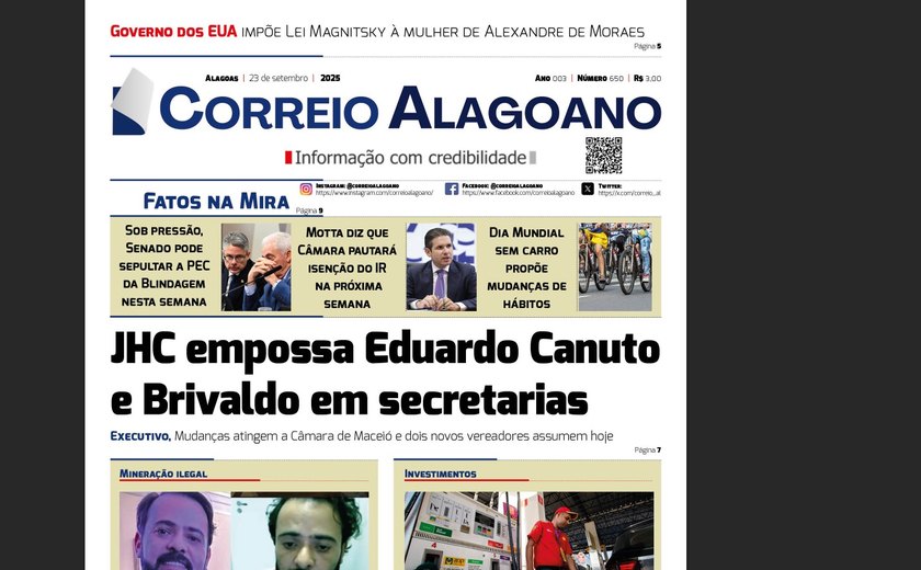 JHC empossa Eduardo Canuto e Brivaldo em secretarias