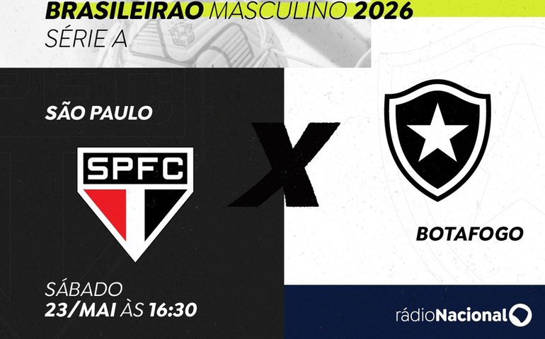 Rádio Nacional transmite São Paulo e Botafogo pelo Brasileirão