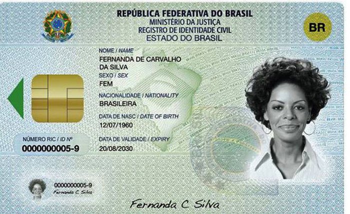 Nova carteira de identidade