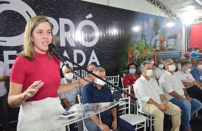 Deputada Cibele Moura participa da inauguração da AL-105, reconstruída por indicação da parlamentar