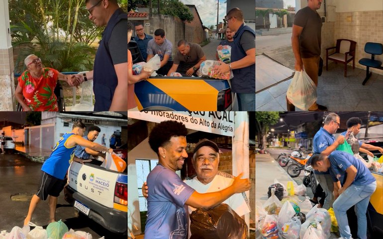 Semesp leva milhares de donativos a instituições de Maceió