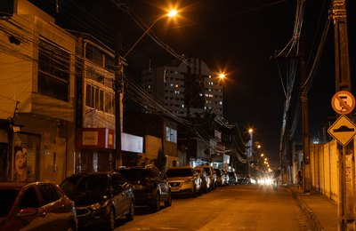 Mais três conjuntos habitacionais da parte alta terão iluminação 100% LED