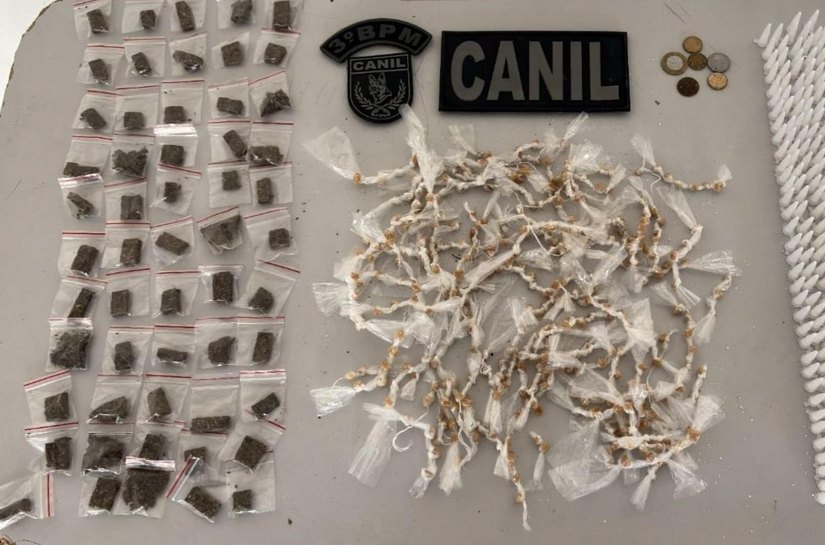 Polícia Militar de Alagoas apreende armas e drogas em Arapiraca e Satuba