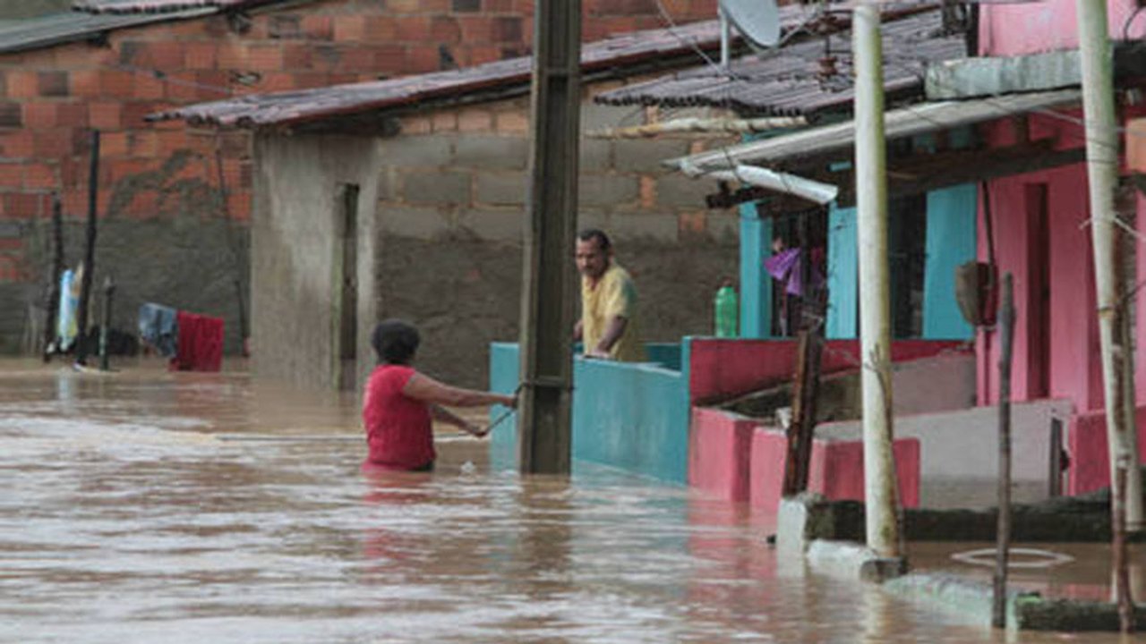 Já são 24 mil os desalojados em Alagoas, em consequência das chuvas
