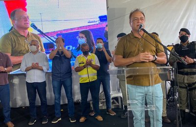 Deputado Galba Novaes participa de lançamento do Programa Ronda no Bairro no Benedito Bentes 