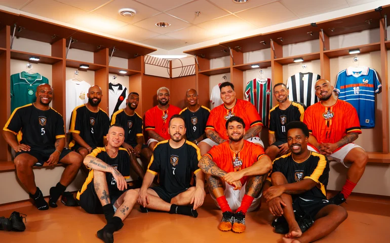 Quando o pagode encontra o futebol: Turma do Pagode apresenta novo projeto gravado em campo