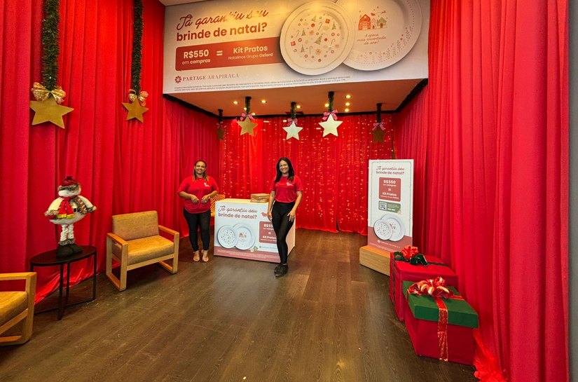 Clientes do Partage Arapiraca ganham brinde especial na nova campanha de Natal
