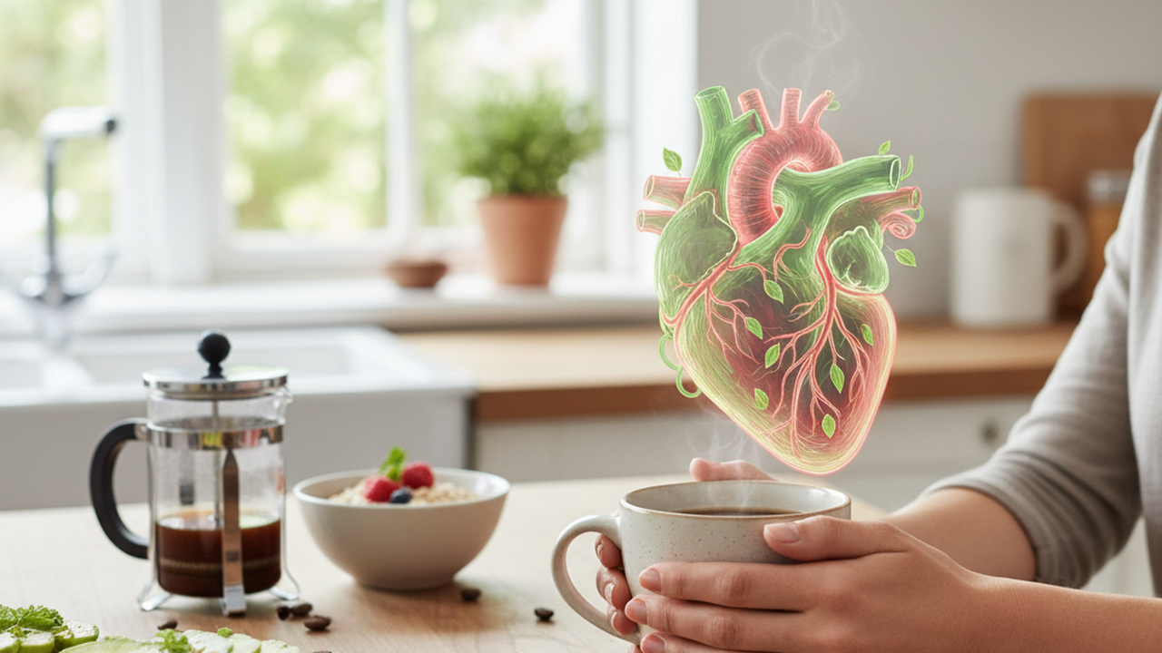 Por que o café é bom para o coração e qual é a maneira mais saudável de consumi-lo