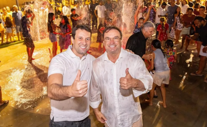 Entrega de obras reúne Luciano e Daniel Barbosa em Arapiraca