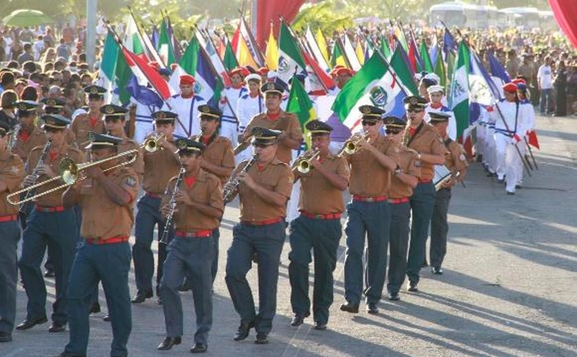 Desfile Cívico no Rei Pelé terá esquema especial de trânsito e policiamento