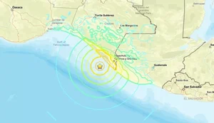 Terremoto atingiu costa da região da fronteira entre México e Guatemala / Foto: Reprodução Uol