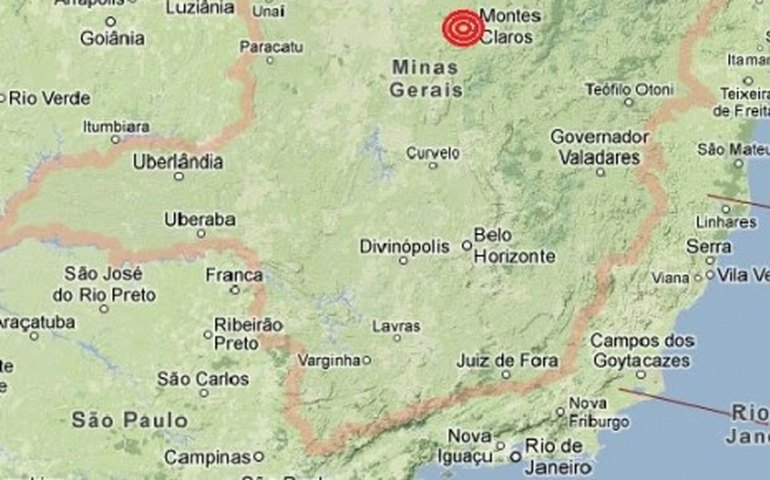 Tremor de terra atinge Montes Claros, em Minas Gerais
