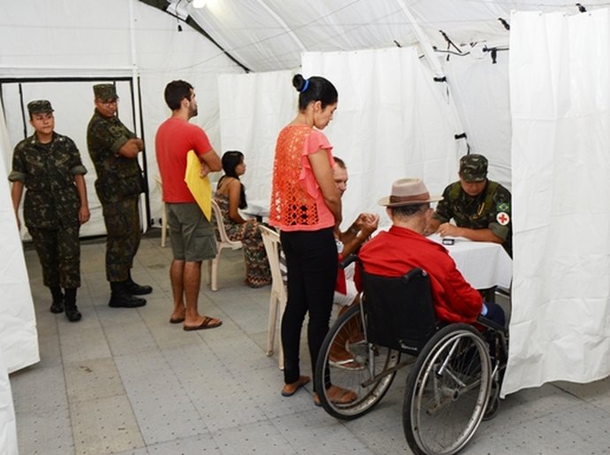 Hospital de Campanha realizou 41 atendimentos nas primeiras 24h de funcionamento